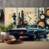 Muscle-Car Kunstbild - Druck auf Leinwand