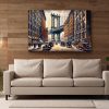 Manhattan Bridge in den 1920er Jahren, Digital Art, KI Art