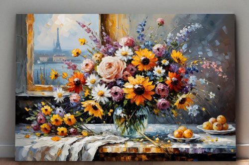 57-212.jpg Pariser Blütentraum - Kunstdruck auf Leinwand