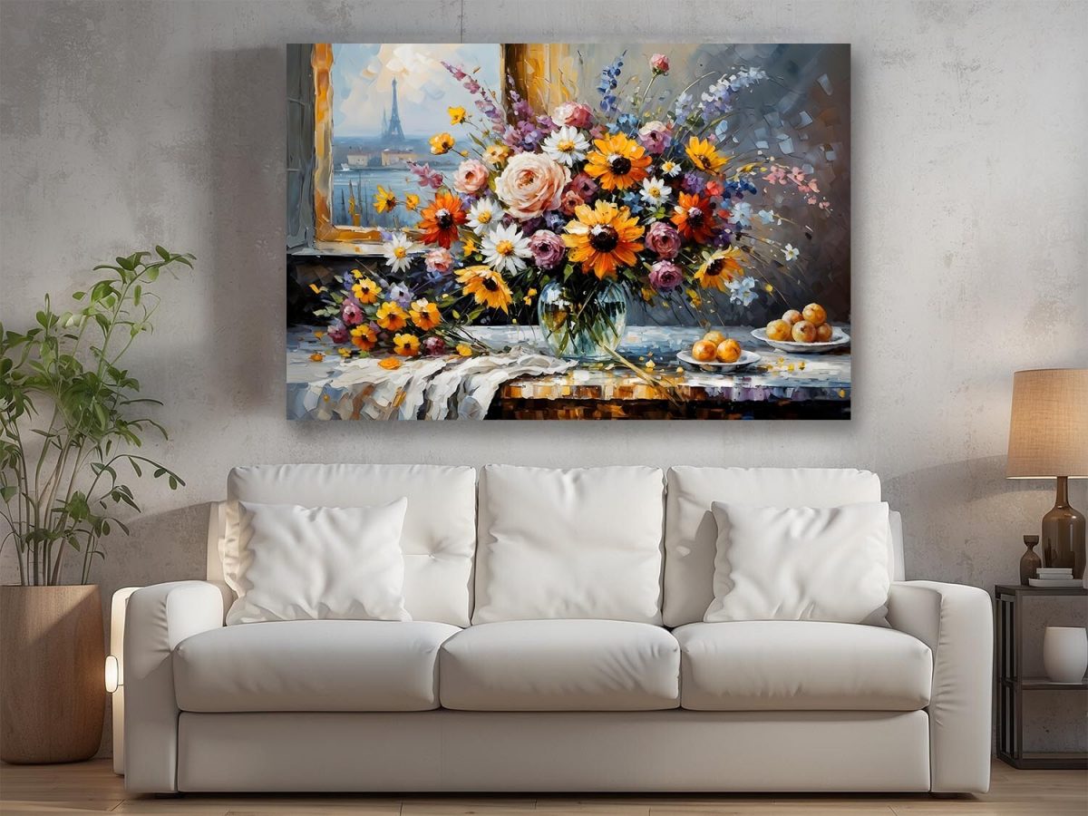 57-216.jpg Pariser Blütentraum - Kunstdruck auf Leinwand