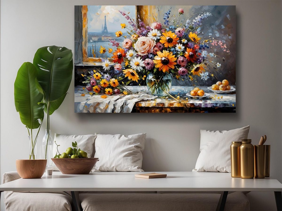 57-218.jpg Pariser Blütentraum - Kunstdruck auf Leinwand