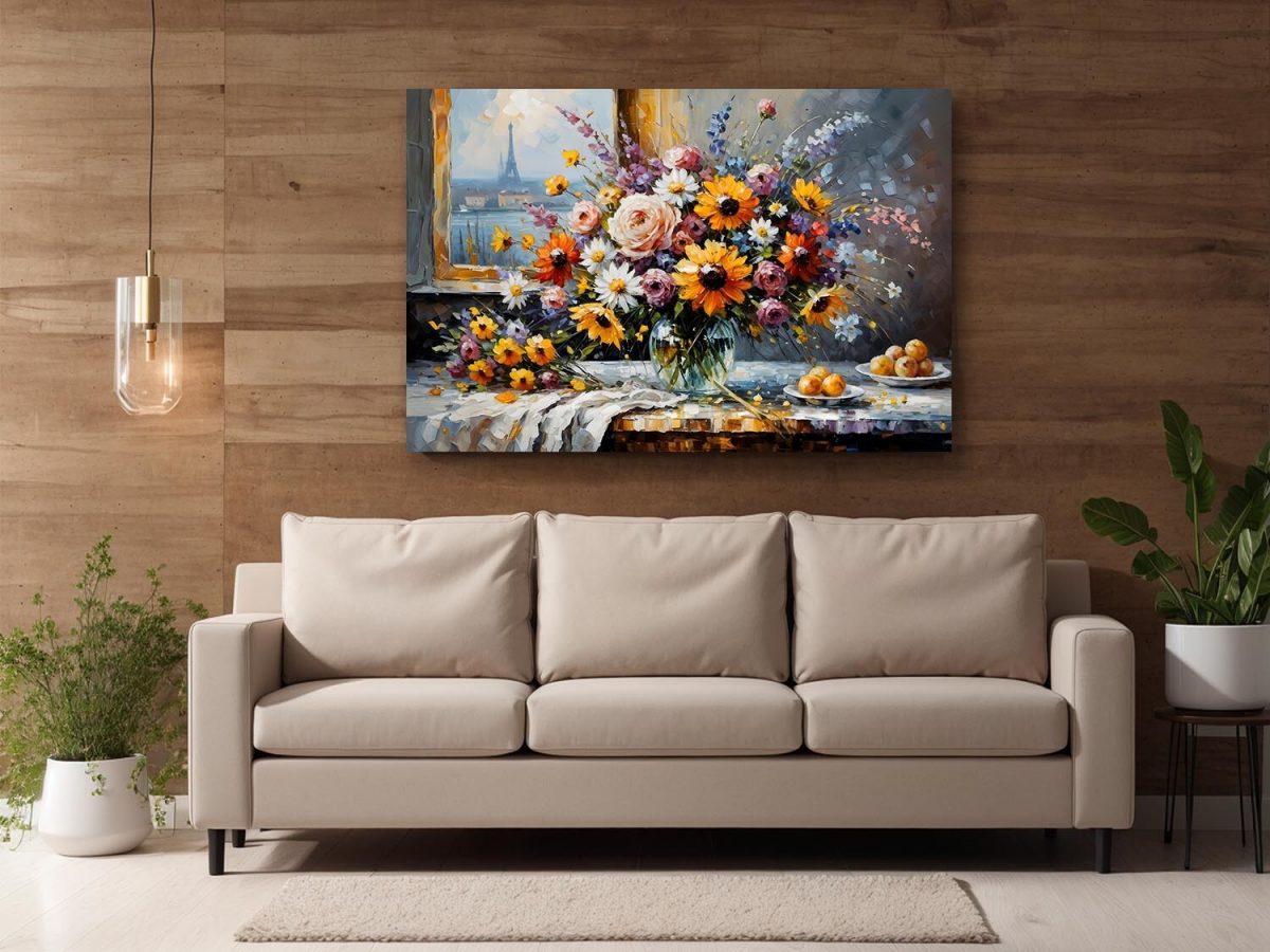 57-221.jpg Pariser Blütentraum - Kunstdruck auf Leinwand