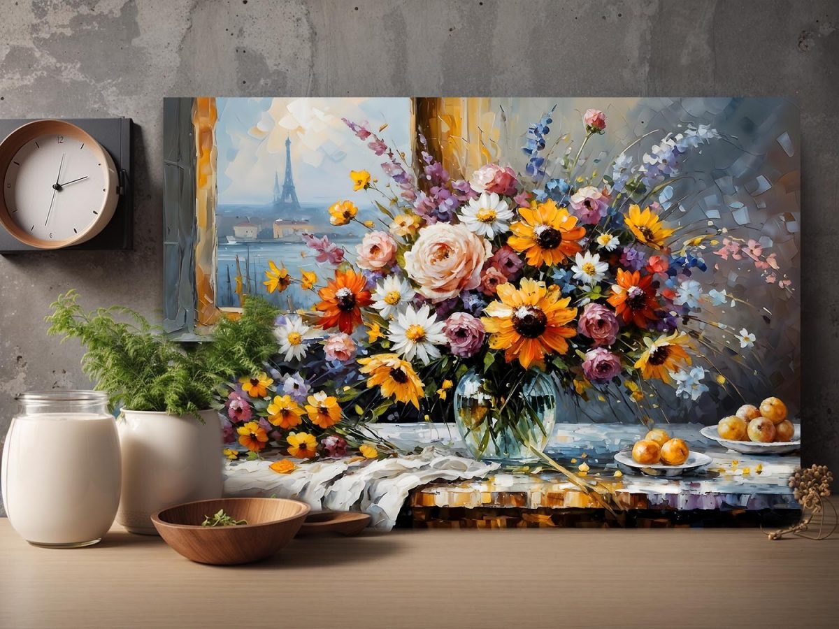 57-223.jpg Pariser Blütentraum - Kunstdruck auf Leinwand