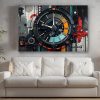 Tech Chronograph, Digital Art, Druck auf Leinwand