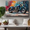 Costum-Motorrad - Druck auf Leinwand