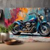 Costum-Motorrad - Druck auf Leinwand